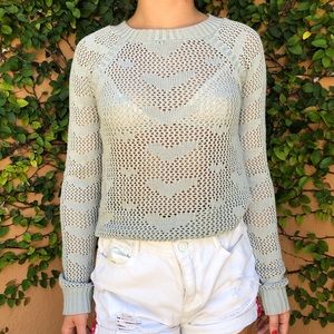 🌿Crochet Hearts Sweater